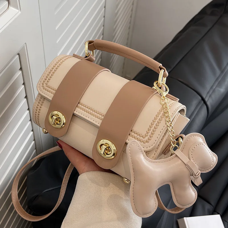 Popular Cut Dog Handbag Leather Crossbody Bags For Women Brand Shoulder Messenge - £35.74 GBP