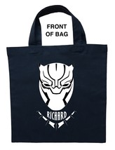 Black Panther Trick or Treat Bag, Personalized Black Panther Halloween Bag - £12.46 GBP+