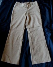 Liz Claiborne  &quot;Michaela&quot;  Dk Tan Faux Suede Camel Pants size 10P - £6.18 GBP