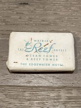 Vintage Travel Soap: The Reef Hotel Waikiki - The Edgewater Hotel - Hawaii - £3.93 GBP