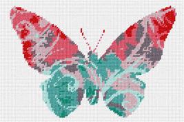 Pepita Needlepoint kit: Butterfly Swirls Sorbet, 10&quot; x 7&quot; - £40.38 GBP+