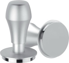 Normcore 58.5mm Espresso Tamper V4.1, Spring Loaded w/ Click, Silver, Fl... - $47.51