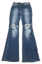Vibrant MIU  Women’s Jeans Flare Distressed Size 7 EXCELLENT CONDITION  - £15.20 GBP