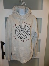 Hollister Pullover Sweatshirt Gray California Hoodie Size S Women&#39;s - $22.08