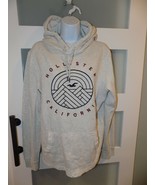 Hollister Pullover Sweatshirt Gray California Hoodie Size S Women&#39;s - $29.95 CAD