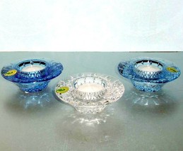 Waterford Lismore Crystal Votive SET/3 Topaz Ombre Mix 2020 #1055473 New - £97.11 GBP