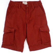 Urban Pipeline Men&#39;s Cargo Shorts 31 Burgundy Faded Back Pocket -- See P... - $8.42