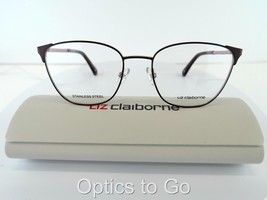 Liz Claiborne L 656 (0T7) Satin Plum 51-18-130 Stainless Eyeglass Frames - £20.88 GBP