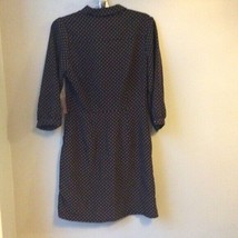 Forever 21 Love 21 Black &amp; Tan Shirt Dress Button Front Sz Medium - £11.93 GBP