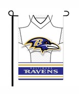 Baltimore Ravens 12.5&quot; x 18&quot; Double-Sided Jersey Foil Garden Flag - €17,36 EUR