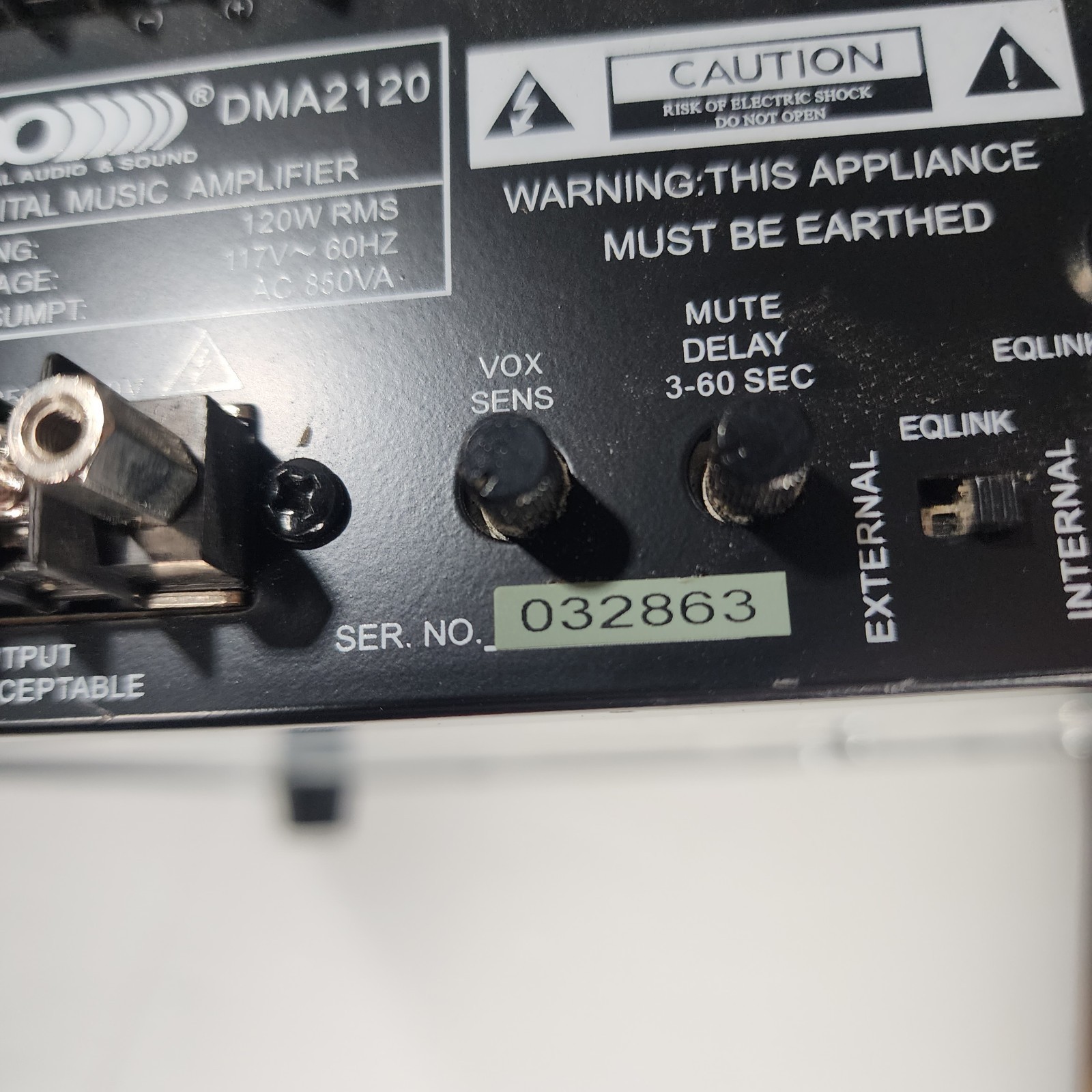 Paso Muzak DMA2120 MUDMA2120 Black 120W 117V 60HZ Digital Music AmplifierDMA Item image 2