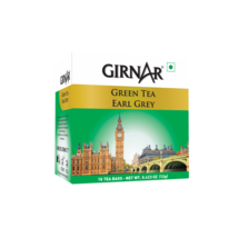 Girnar Green Tea Bags - Earl Grey (10 Tea Bags) - £7.76 GBP