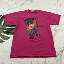 Pyramid Creations Vintage 90s Luxor Las Vegas Graphic Tee Size L Pink Eg... - $27.71