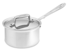 All-Clad D5 Polished SS 5-Ply Bonded 1.5-qt sauce Pan with lid - £94.93 GBP