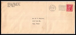 1932 US Cover - Burleson Realty Co, Waco, Texas to Waco, TX C26 - £2.22 GBP