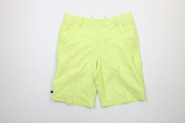 Puma Golf Cell Mens Size 30 Rickie Fowler Golfing Golf Chino Shorts Lime Green - £31.07 GBP