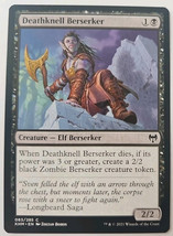 MTG Magic The Gathering Card Deathknell BerserkerCreature Elf Berserker ... - £3.71 GBP