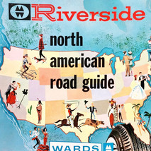 1959 Montgomery Ward Riverside North America Road Guide Atlas Riverside ... - $21.50
