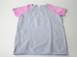 ivivva Girls Swiftly Fly Tech Seamless Short Sleeve Shirt Pink Purple Si... - $20.00