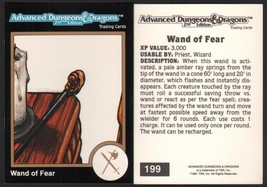 1991 TSR AD&amp;D Gold Border RPG Fantasy Art Card Dungeons &amp; Dragons 199 Magic Wand - £5.42 GBP