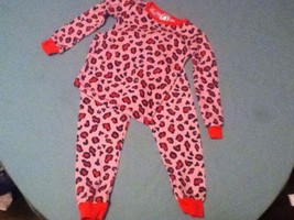 Girls-Size 3T-Gerber-pink animal print - 2 piece pajama set/PJ - £6.91 GBP