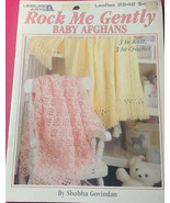 Leisure Arts Rock Me Gently Baby Afghans Crochet &amp; Knit Design Book - £7.01 GBP