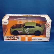 Jada Toys 2023 Bigtime Muscle Green 2010 Chevrolet Camaro 1:24 Scale - £36.67 GBP