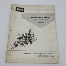 Ford Mounted Moldboard Plows Series 101 Operating &amp; Assembly Instruction... - $7.09