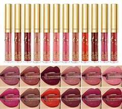 12PC Lipstick Set Long Lasting Liquid Lipgloss Liquid Lipstick  - £23.78 GBP