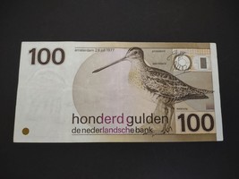 Netherlands banknote 100 gulden &#39;Snip&#39;, 1977 (Holland) - $57.00