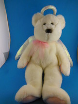 Beanie Buddies Christmas Angel Bear With iridescent Wings  Very Soft 14"  Ty - £10.19 GBP