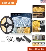 Customizable 40ft Waterproof LED Rope Light - Tunable White &amp; Remote Con... - $1,400.96 MXN