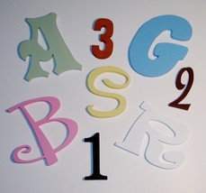 8 inch Painted Wood Letters Wooden Letters Wall Letters ALSO CUSTOM SIZES - £5.34 GBP