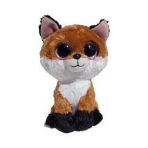 Ty Beanie Boo TySilk Slick the Red Fox 6&quot; plush toy stuffed animal - $15.00