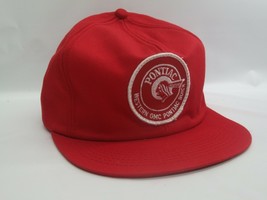 Pontiac Patch Hat Vintage K Brand Red Snapback Baseball Cap Western GMC ... - $29.89