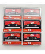 Lot Of 6 Target Blank Tapes Audio Cassette 60 Minutes Individually Seale... - $9.89