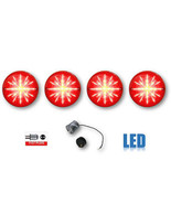 75-82 Chevy Corvette LED Rear Bubble Tail Light Lens &amp; Flasher 1975-1982... - $155.86