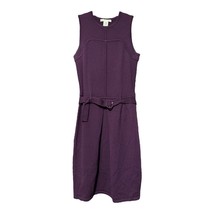 Design History Womens Purple Merino Wool Sleeveless Sweater Dress Size Small - £19.60 GBP