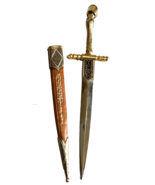 Vintage Toledo Spain Rapier Dagger Style Knife Letter Opener Horse Hoof - €68,99 EUR