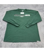 New York Jets NFL Sweater Mens XL Green Print Long Sleeve Team Apparel - £12.46 GBP