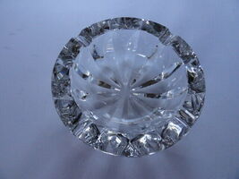 Saint Louis Clear Ashtray 7" diameter image 8