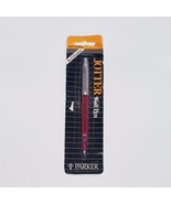 Vintage PARKER RED/CHROME JOTTER BLACK INK MEDIUM BALLPOINT PEN New Old ... - $433.20 MXN
