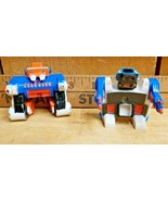 Galoob Micro Machines Z-Bots PI &amp; ON from the TRIPLEX set of ROBOTS 1993 - $32.28