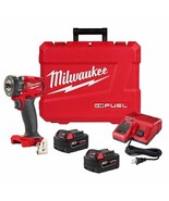 Milwaukee 2854-22 M18 FUEL 3/8 Compact Impact Wrench w/ Friction Ring Kit - £540.86 GBP