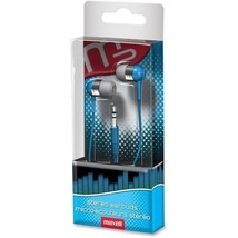 Maxell Headphones Stereo In Ear Earbuds 190282 M2 SEB Blue - $7.82