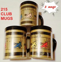 Vintage Brunswick bowling center 215 club coffee mugs - £15.39 GBP