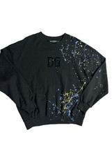 Dolce and Gabbana Black Splatter Logo Crewneck Mens Size Medium - £142.95 GBP