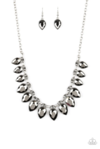 Paparazzi Fearless is More Silver Necklace - New - $4.50