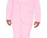 Men&#39;s Formal Adult Deluxe Tuxedo w/o Shirt, Pink, Large - £80.60 GBP+
