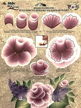 Plaid Folk Art One Stroke Reusable Teaching Guide 1101 Cabbage Rose - £4.71 GBP